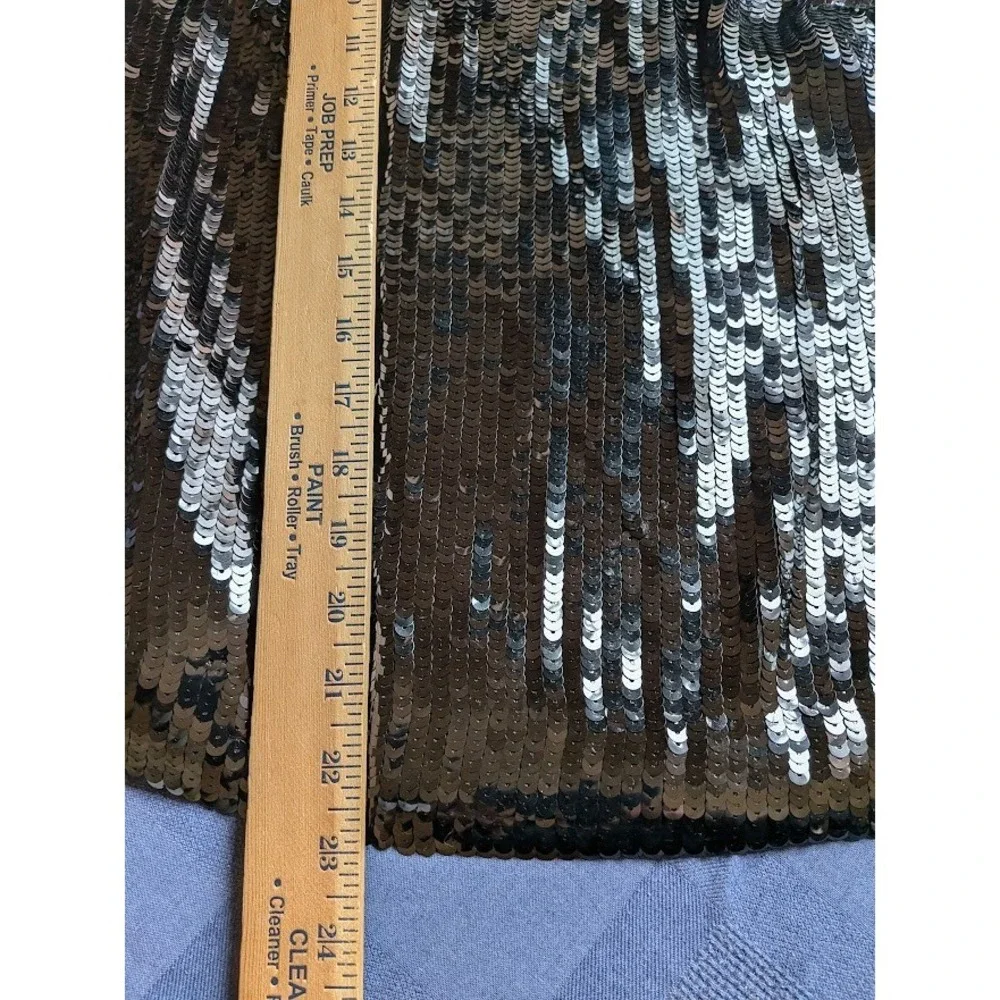 J. CREW Collection Womens Going Out Top XS Sequin Party Bling Keyhole Back NEW